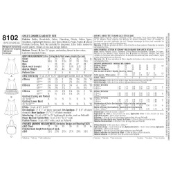 Pigekjole og strandtaske snitmønster