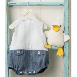 Babytøj, Rompers og sandaler snitmønster