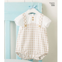 Babytøj, Rompers og sandaler snitmønster