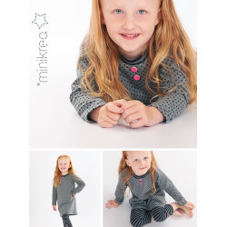 Raglan kjole minikra snitmønster 50022