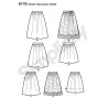 Nederdel Simplicity snitmønster 8176