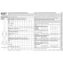 Pigekjole og leggings også pige+  MimiGstyle Simplicity snitmønster 8227