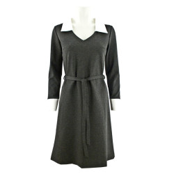 70èr kjole til strikstof  retro kjole Onion snitmønster