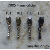 4mm glider med kuglestang