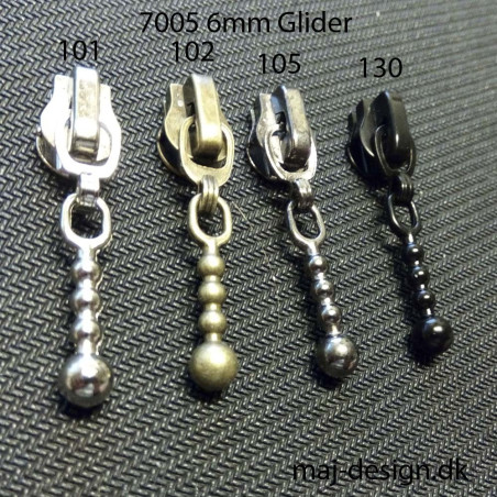 6mm glider med kuglestang