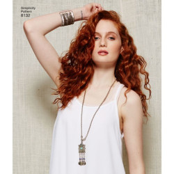 Tank Top, tunika  og kjole simplicity snitmønster 8132