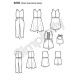 Pigekjole, jumpsuit og taske simplicity snitmønster 8202