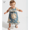 Babykjole, bukser og dragt snitmønster New look 6501