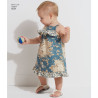 Babykjole, bukser og dragt snitmønster New look 6501