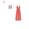 Kjole, jumpsuit og top snitmønster New look 6493