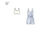 Kjole, jumpsuit og top snitmønster New look 6493