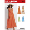 Maxikjole m/halterneck snitmønster New look 6491