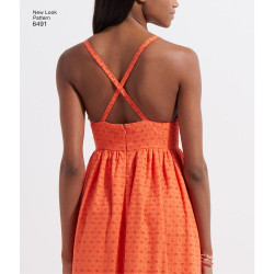 Maxikjole m/halterneck snitmønster New look 6491