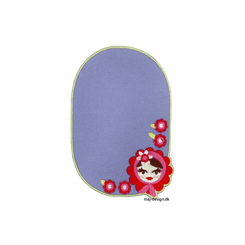 Stryge Lapper med Blomster hoved 11 x 8 cm