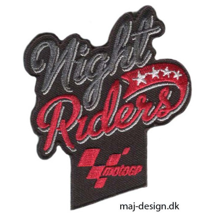 Motogp Broderet strygemærke 7 x 6,5 cm