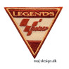 Motogp Broderet strygemærke  5 x 6 cm