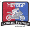 Motogp Broderet strygemærke  6,5 x  6 cm