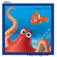 Hank & Nemo Printet strygemærke 6x6 cm