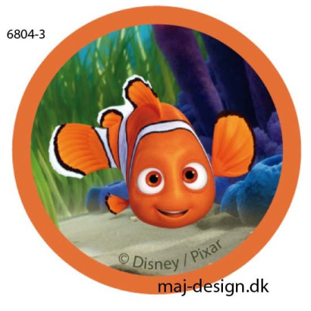 Nemo Printet strygemærke Ø 6,5 cm