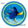 Dory Printet strygemærke Ø 6,5 cm