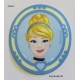 Askepot Disney Prinsesse printet strygemærke 7x6 cm
