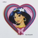 Jasmin Disney prinsesse Printet strygemærke 6x7 cm