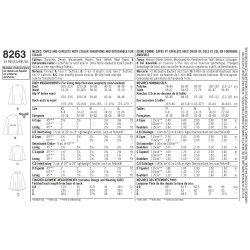 Kappe Simplicity snitmønster 8263