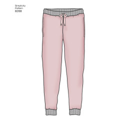 Jogging bukser m/lav talje Simplicity snitmønster 8268
