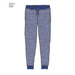 Jogging bukser m/lav talje Simplicity snitmønster 8268