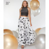 Nederdel ,  blonde top og halterneck top  snitmønster 8328 Simplicity