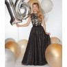 Nederdel ,  blonde top og halterneck top  snitmønster 8328 Simplicity