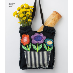 Rygsæk og indkøbsnet snitmønster 8357 Simplicity