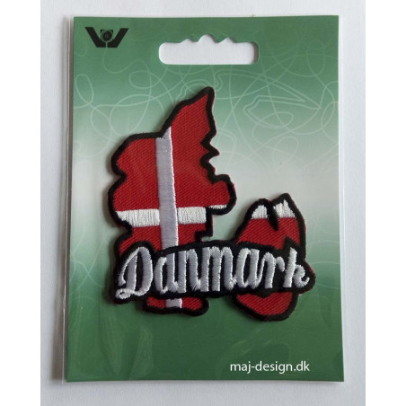 Danmark Broderet strygemærke