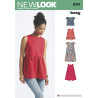 Sommerkjole og tunika New Look snitmønster easy
