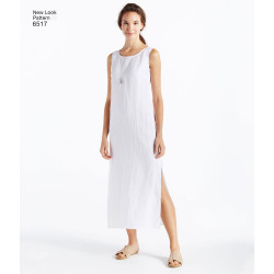 Strandkjole, bukser og tørklæde New look snitmønster easy
