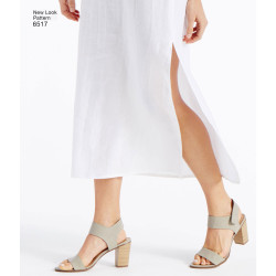 Strandkjole, bukser og tørklæde New look snitmønster easy