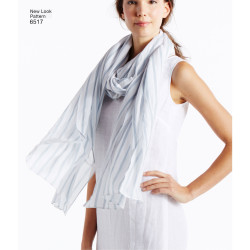 Strandkjole, bukser og tørklæde New look snitmønster easy