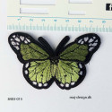 Sommerfugl strygemærke 7,5x4,5 cm