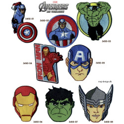 Captain America  broderede strygemærke