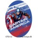Captain America strygemærke ovalt 11 x 8 cm