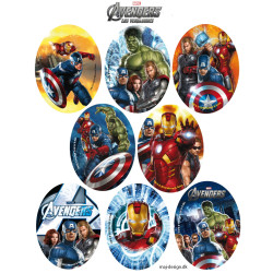 Superhelte Marvel Avengeers Strygemærker