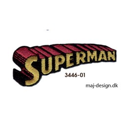 Superman strygemærke 8 x 3 cm