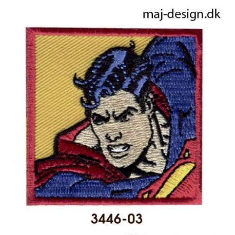 Superman strygemærke 5,5 x 5,5 cm