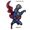 Superman strygemærke 6 x 8,5 cm