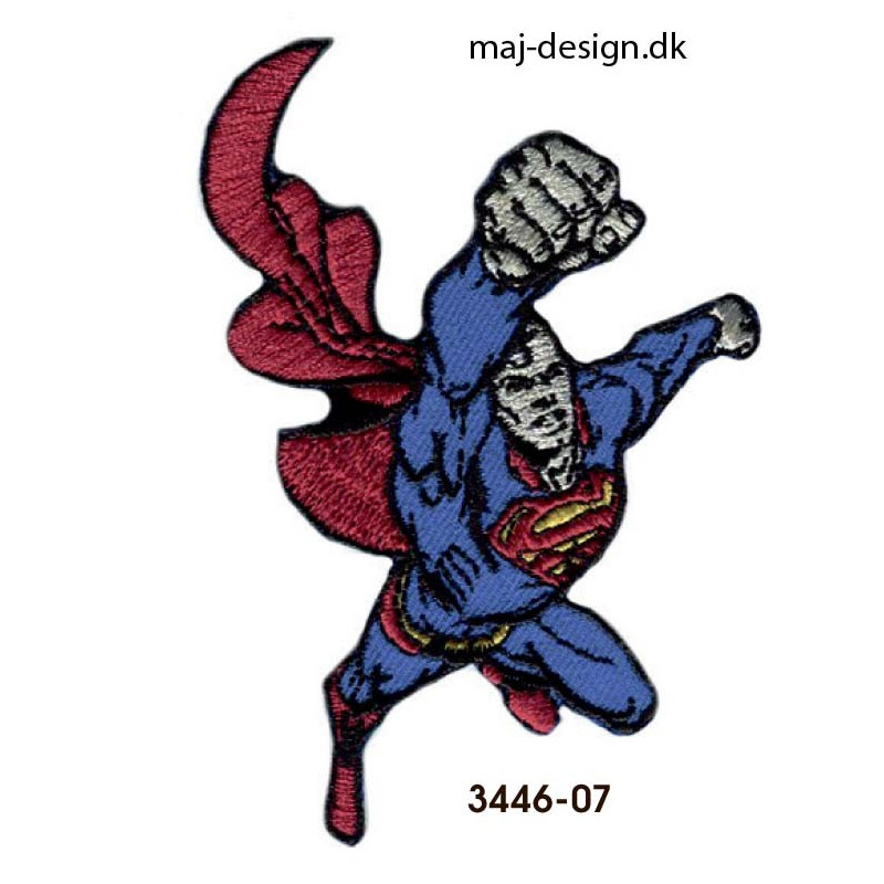 Superman strygemærke 6 x 8,5 cm