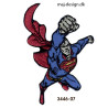 Superman strygemærke 6 x 8,5 cm
