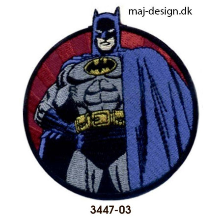 Batman strygemærke Ø 7 cm