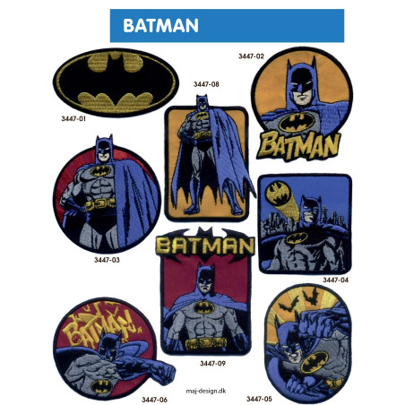 Batman strygemærke Ø 6,5 cm