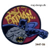 Batman strygemærke Ø 6,5 cm