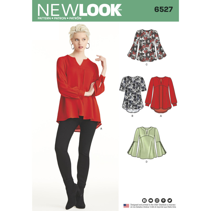 Tunika New look snitmønster 6527